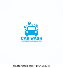 Car Wash Logo Design Template Element. Vector Logotype