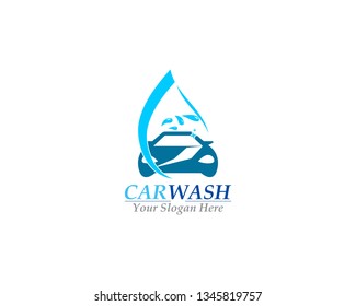 Car Wash logo design template vector
