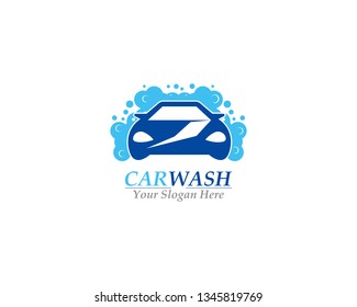 Car Wash logo design template vector