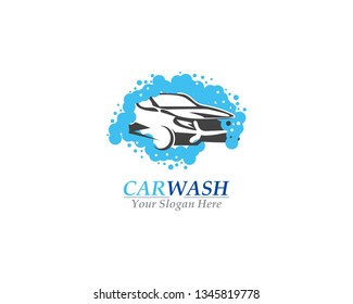 Car Wash logo design template vector