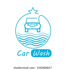 Car Wash Logo Design and Template. car wash symbol icon.