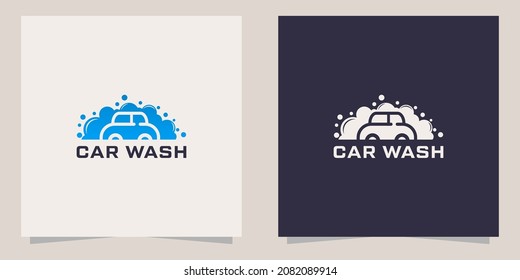 car wash logo design template
