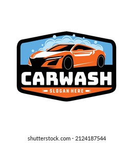 Plantilla de diseño del logotipo de lavado de coches