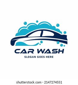 diseño del logotipo de lavado de coches, diseño de plantillas, transporte de logotipos