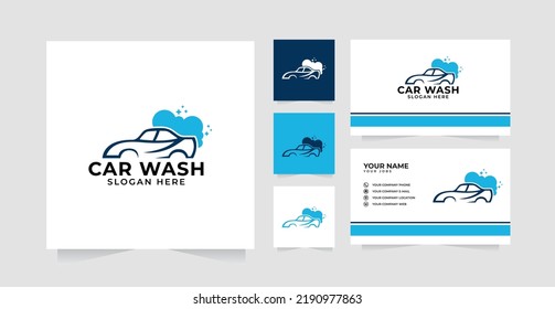 Logo de diseño para lavado de coches
