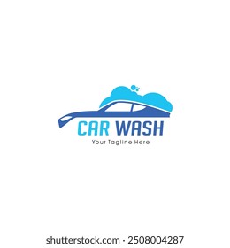 Car wash logo design template. Vector and illustration.