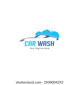 Car wash logo design template. Vector and illustration.