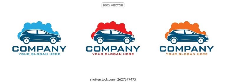 Autowäsche Logo Design Vorlage Vektorgrafik Vorlage