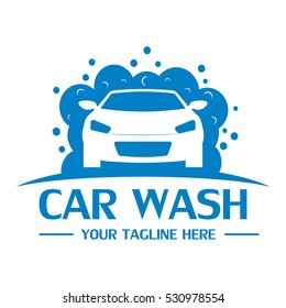 Car wash logo design template