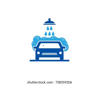 Car wash logo design template