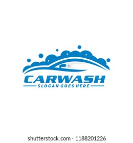 Car wash logo design vector