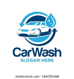 Car Wash Logo Design Vector Templates