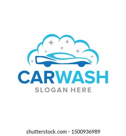 Car Wash Logo Design Vector Template Stock Vector (Royalty Free ...