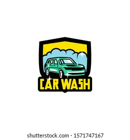 Car Wash Logo Design Vector Template