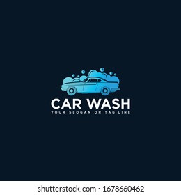 Design-Vektorillustration für Autowäsche-Logo
