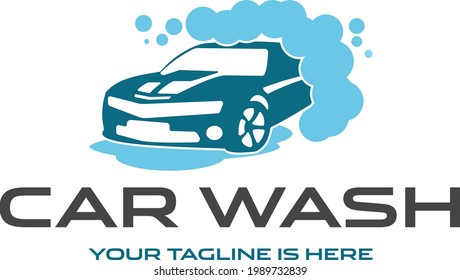 Car wash logo design vector Template, Car Wash Logo, Cleaning Car, Washing and Service Vector Logo Design.