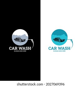 Car wash logo design vector Template, Cleaning Car. Washing and Service Vector Logo Design