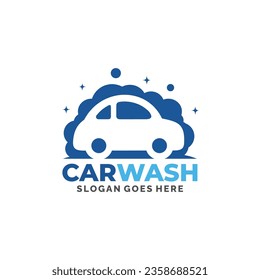  Car wash logo design vector