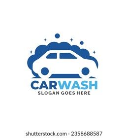  Car wash logo design vector