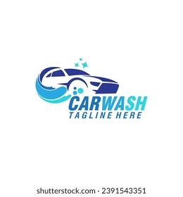 car wash logo design vector template illustration