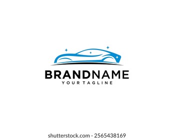 car wash logo design vector template