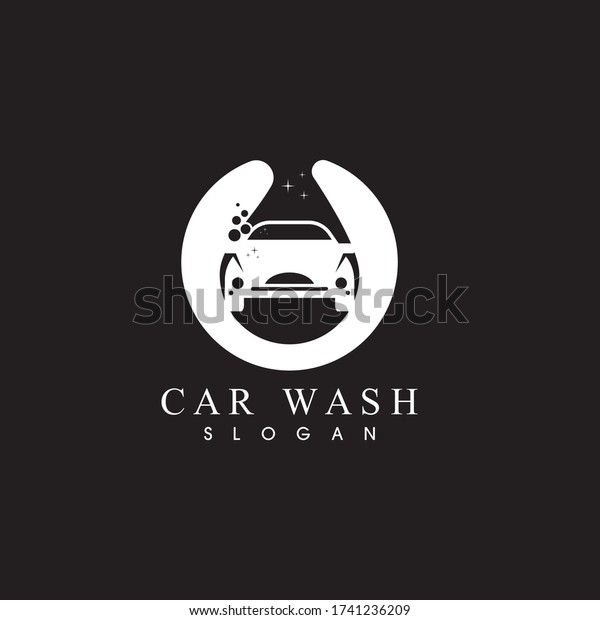 Car wash logo design\
vector illustration