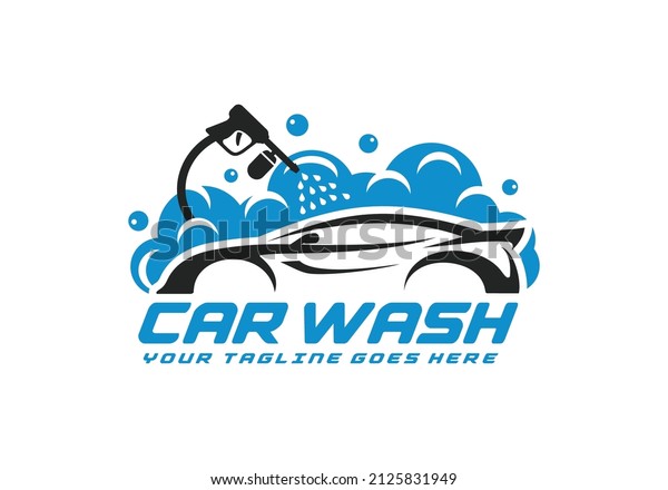 Car wash logo design\
vector illustration