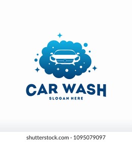 Car Wash logo designs concept vector, Automotive Cleaning logo template