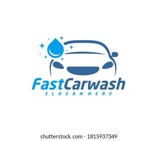 Car Wash logo designs concept vector, Automotive Cleaning logo template