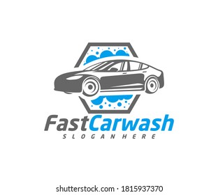 Car Wash logo designs concept vector, Automotive Cleaning logo template