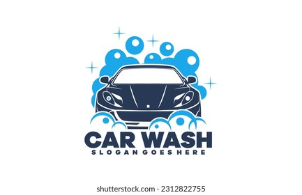 Car Wash logo designs concept vector, Automotive Cleaning logo template