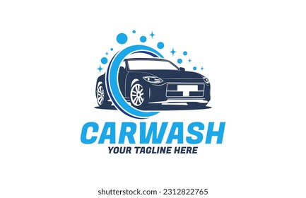 Car Wash logo designs concept vector, Automotive Cleaning logo template