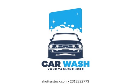 Car Wash logo designs concept vector, Automotive Cleaning logo template