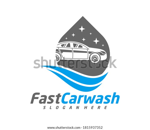 Car Wash logo designs concept vector, Automotive\
Cleaning logo template
