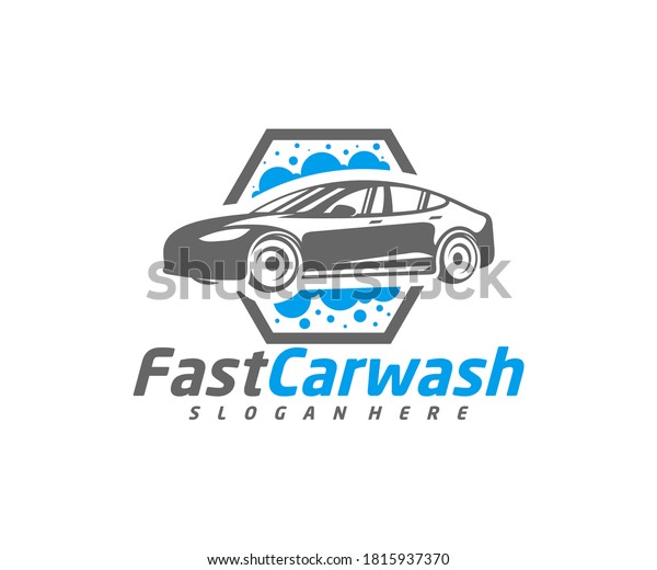 Car Wash logo designs concept vector, Automotive\
Cleaning logo template