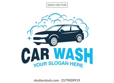 Car Wash logo designs vector , Automotive Cleaning logo Vector template illustration