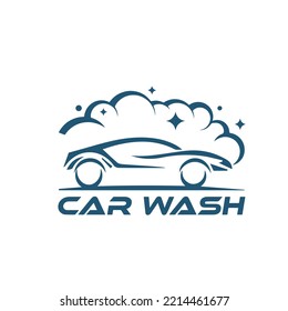 Car Wash logo icon design stock illustration for car detailing and car wash service