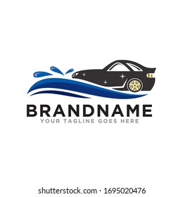 Car wash logo icon vector. Modern design car wash logo illustration. Simple design on trendy logo.