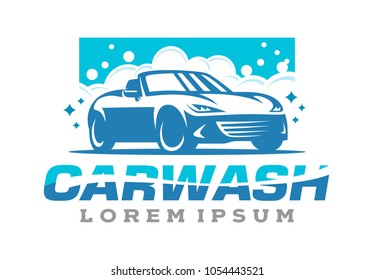 Car Wash logo illustration