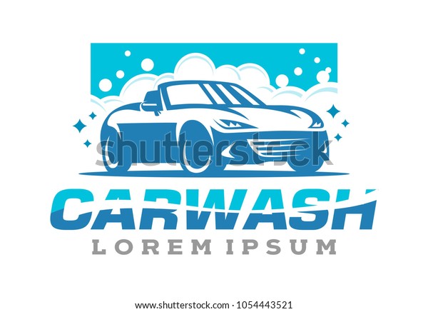 Car Wash logo\
illustration