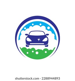 Car wash logo images illustration design