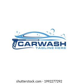 Car Wash Logo With Pressure Wash. Pressure Wash Logo