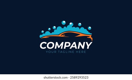 Car Wash logo, Car shine, vector logo