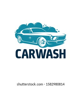 Logo Car Wash On Light Background Stock Vector (royalty Free) 454232434 