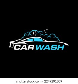 car wash car logo template. automotive