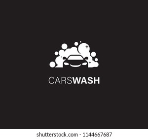 Car wash logo template design