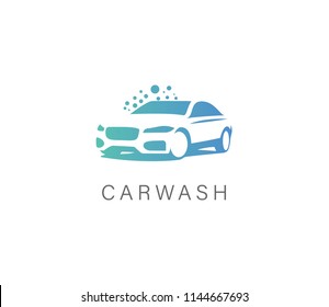 Car wash logo template design