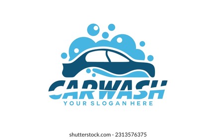 
Car Wash Logo Template Design, Car Wash Logo Template Illustration