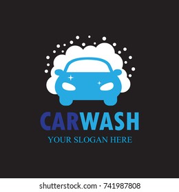 Car Wash Logo Template Design Vector