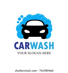 Car Wash Logo Template Design Vector